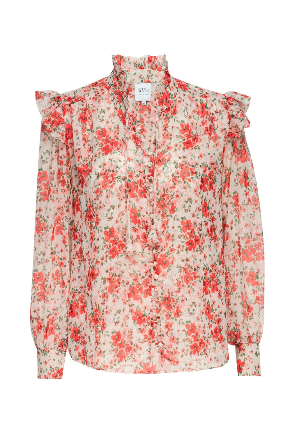 Misa - Analeigh Top in Poppy Allover