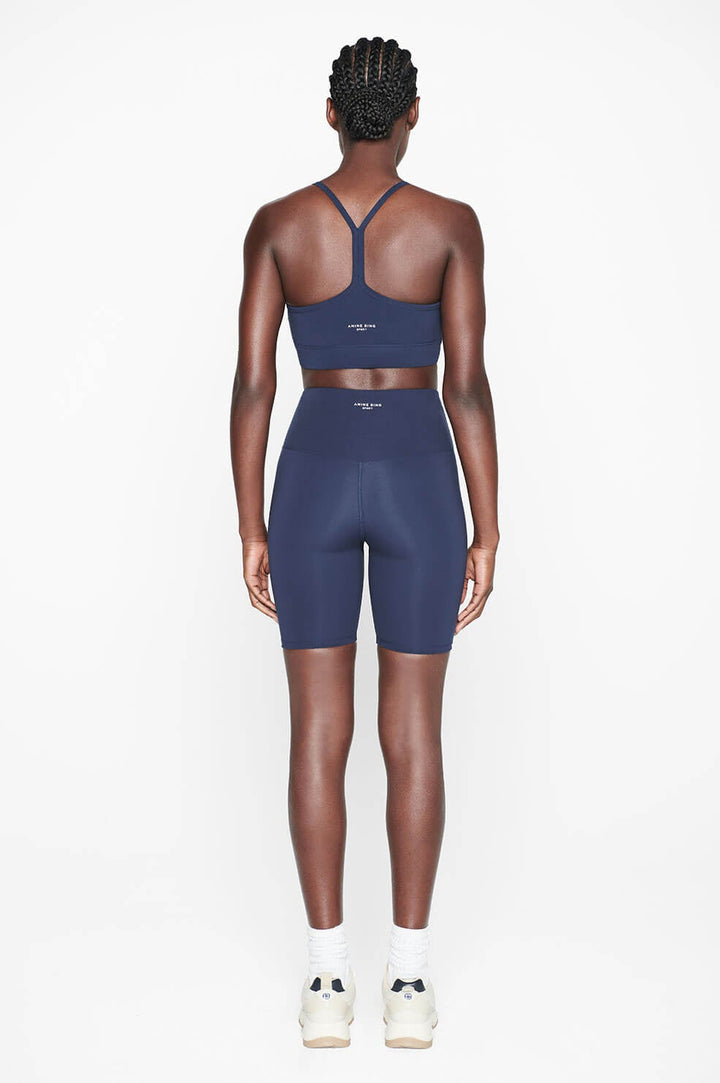 Anine Bing - Blake Biker Short in Pacific Blue Shorts