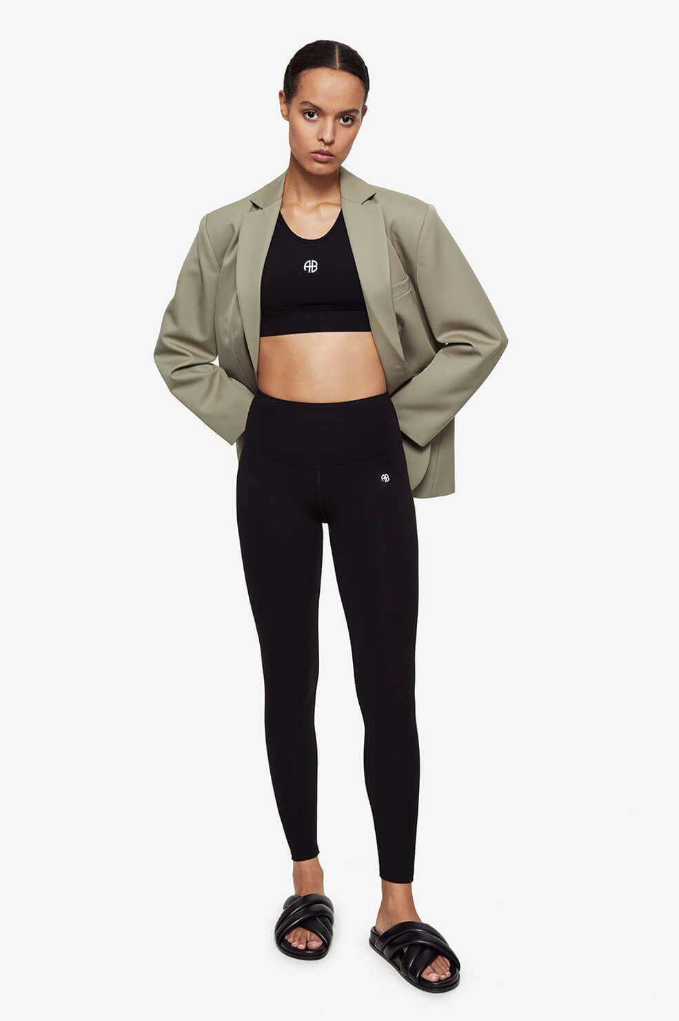 Anine Bing - Blake Leggings in Black Activewear