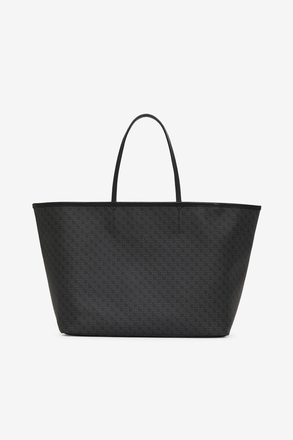 Anine Bing - Emma Tote in Black Monogram Print Accessories