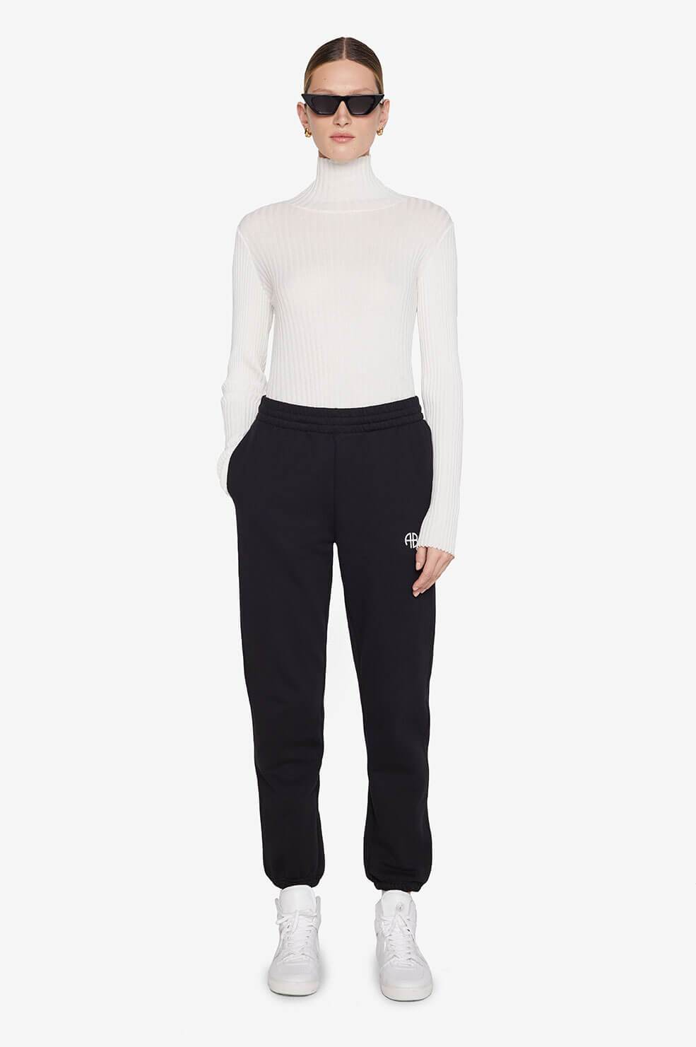 Anine Bing - Evan Jogger in Black Pants