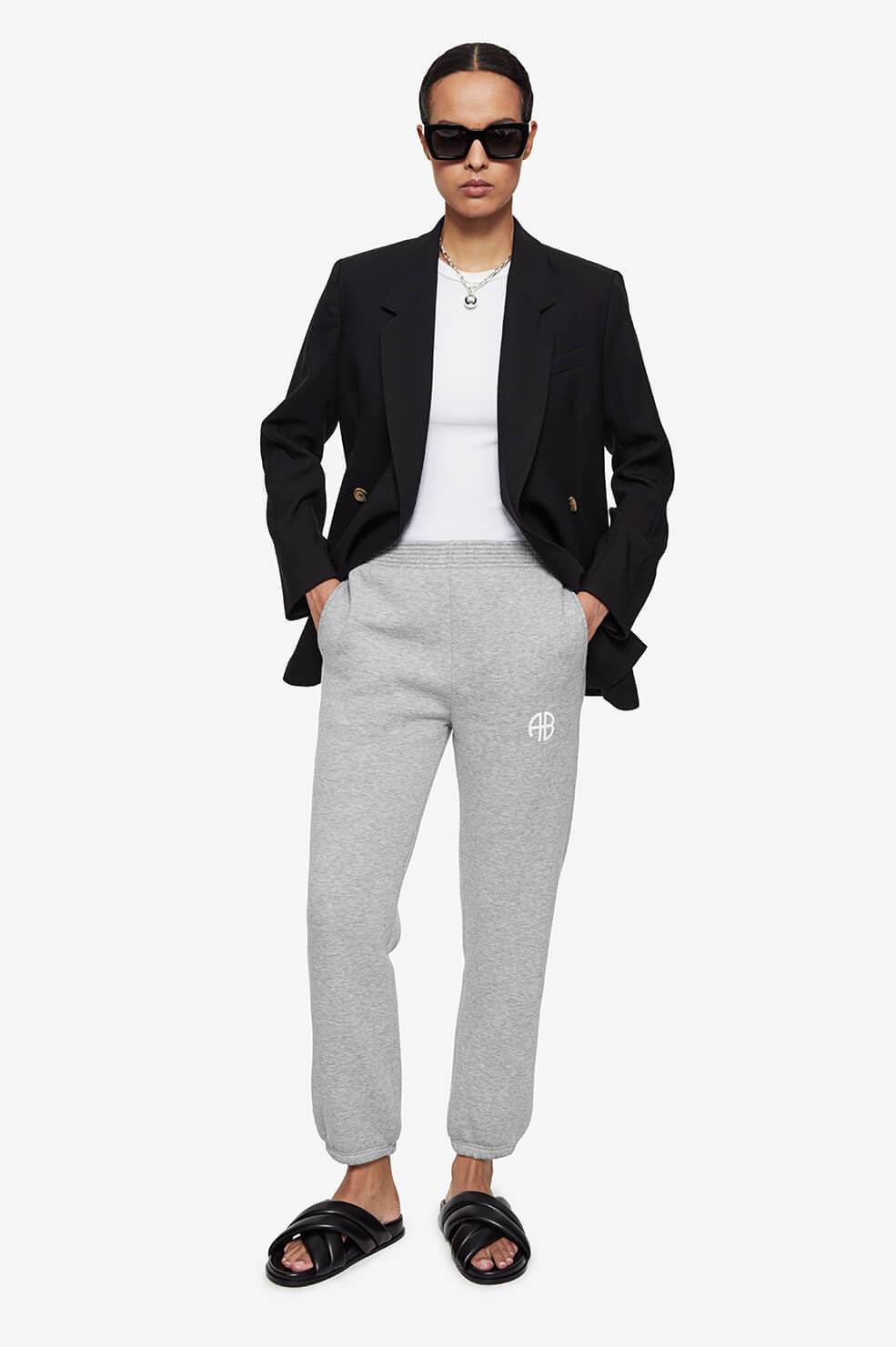 Anine Bing - Evan Jogger in Heather Grey Pants