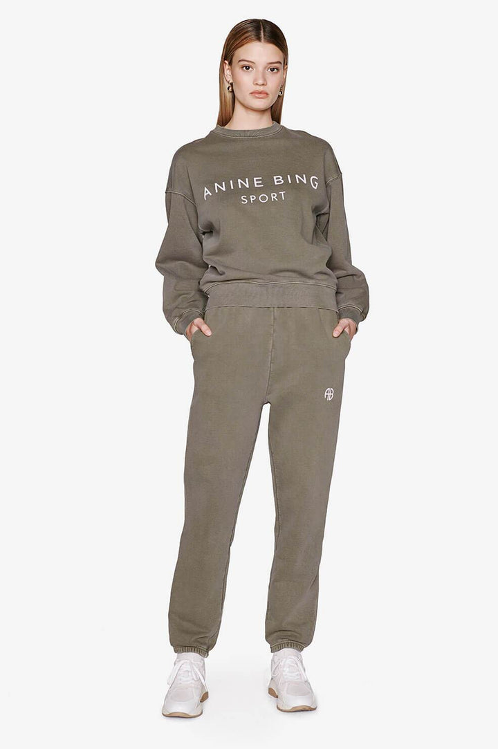 Anine Bing - Evan Jogger in Olive Pants