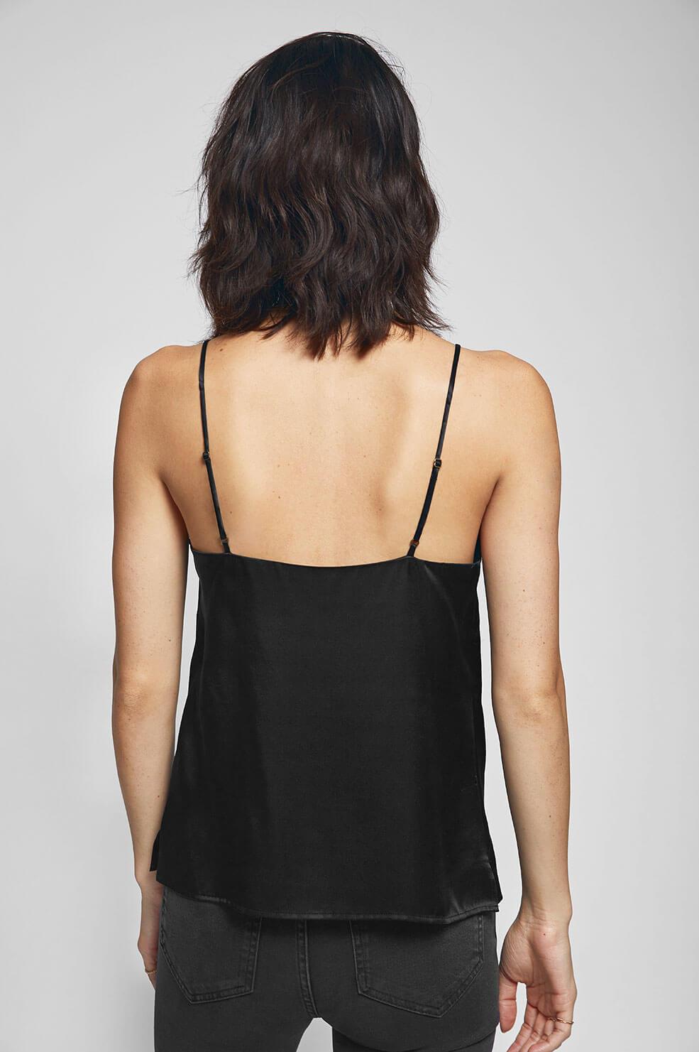 Anine Bing - Gwyneth Silk Camisole in Black Default