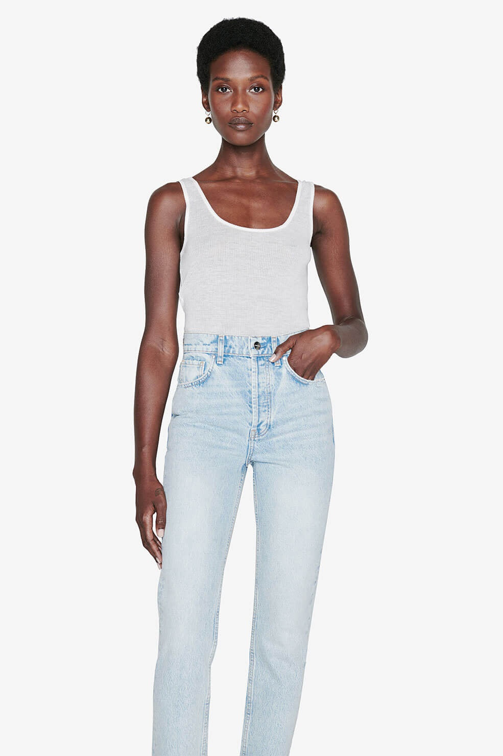 Anine Bing - Harlow Tank in White Tops