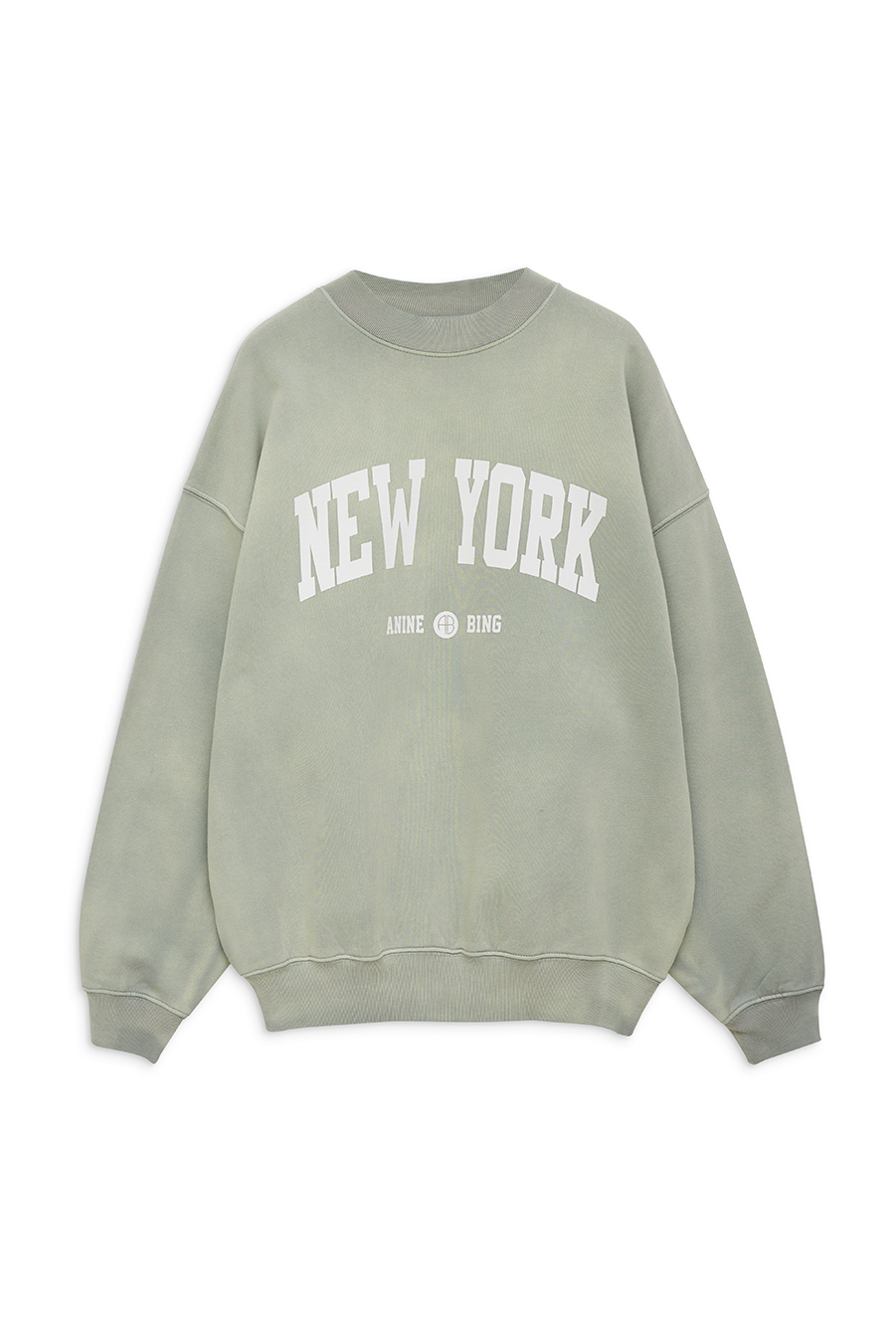 Anine Bing - Jaci Sweatshirt University New York in Faded Seafoam