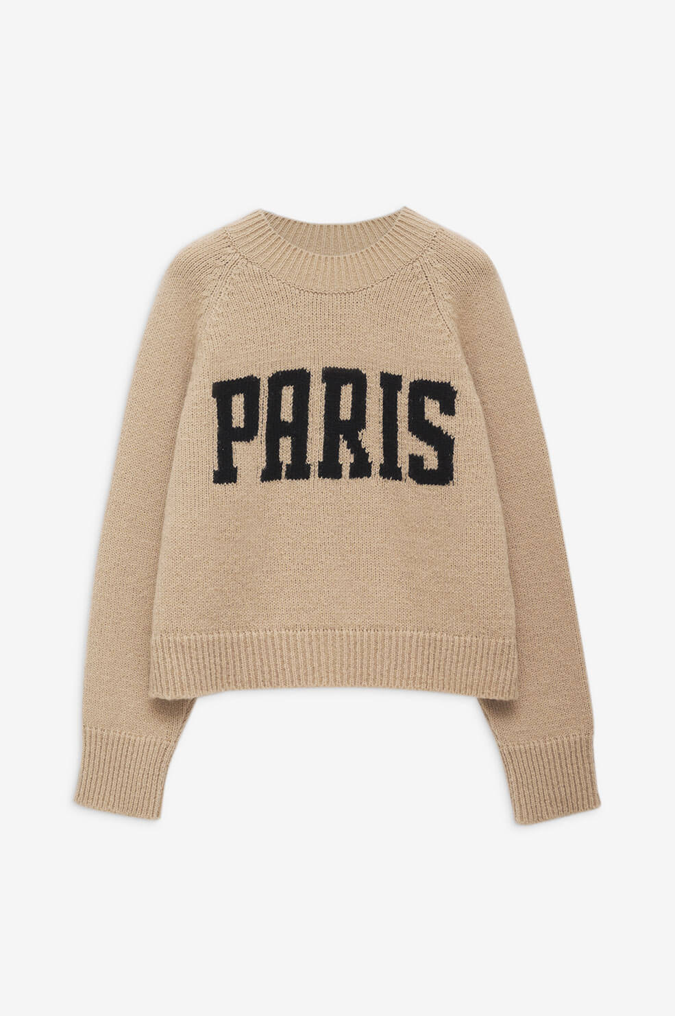 Anine Bing - Kendrick Sweater University of Paris in Light Camel Clothing - Sweaters