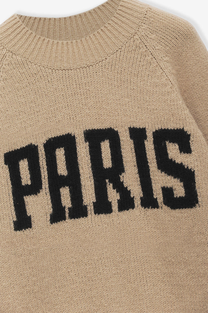 Anine Bing - Kendrick Sweater University of Paris in Light Camel Clothing - Sweaters