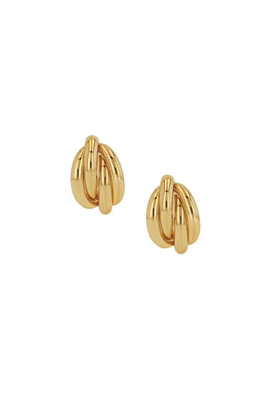 Anine Bing - Knot Earrings in Gold