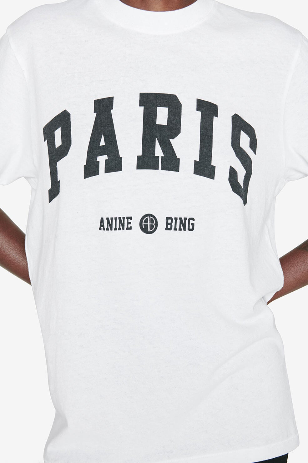 Anine Bing - Lili Tee University Paris in White Tops