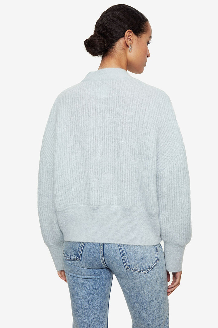 Anine Bing - Maxwell Cardigan in Light Blue Clothing - Sweaters