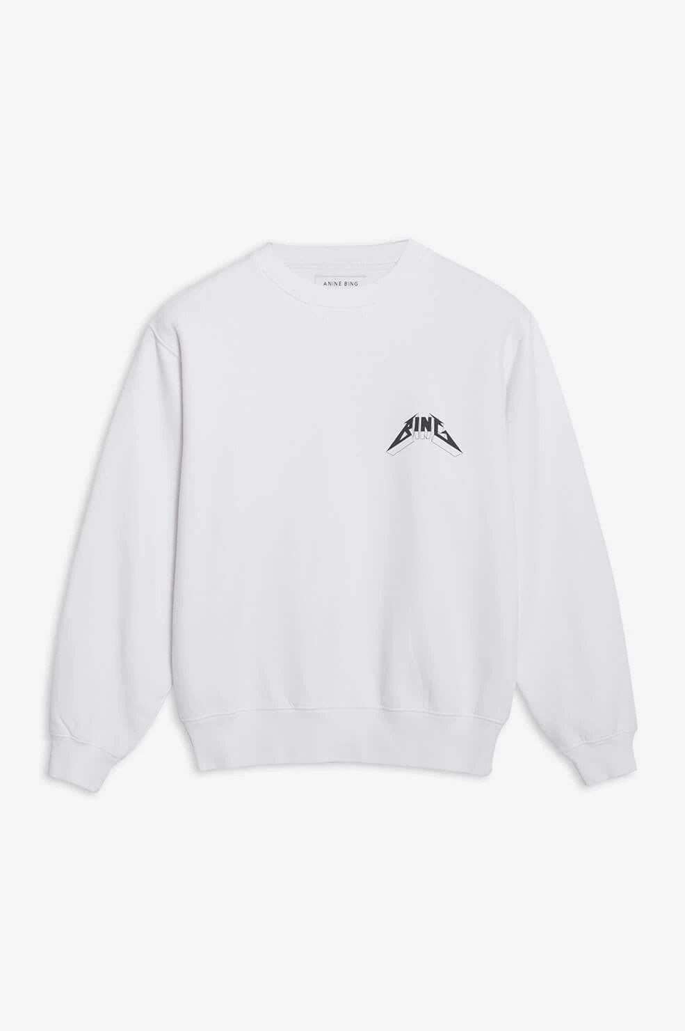 Anine Bing - Ramona Sweatshirt Tour in White Clothing - Sweatshirts