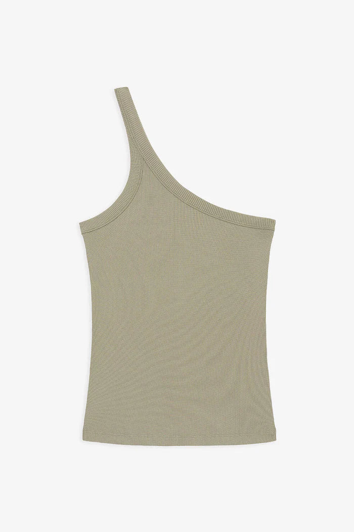 Anine Bing - Ren Top in Green Khaki Tops