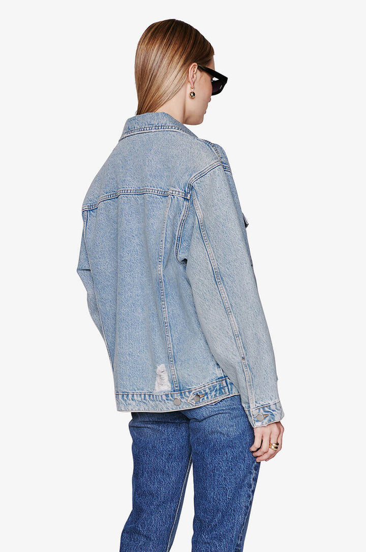 Anine Bing - Rory Denim Jacket in Vintage Blue Jacket
