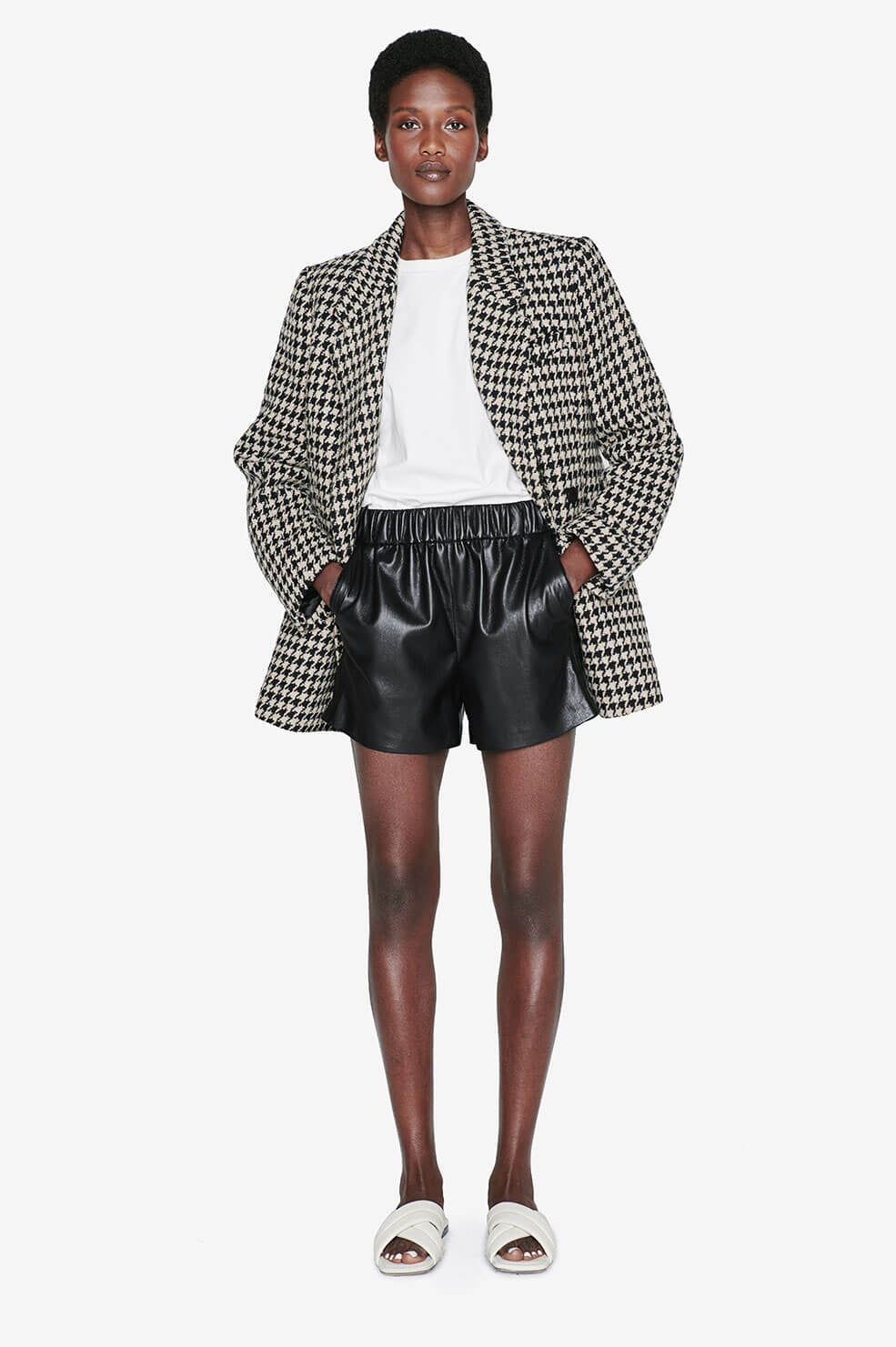 Anine Bing - Sofia Short in Black Shorts