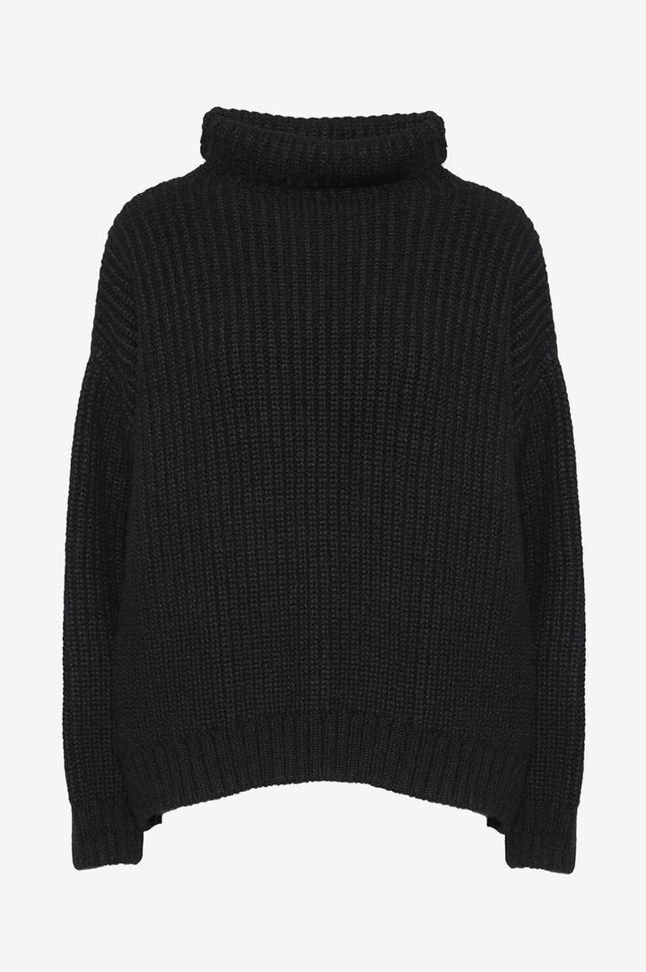 Anine Bing - Sydney Sweater in Black Clothing - Sweaters
