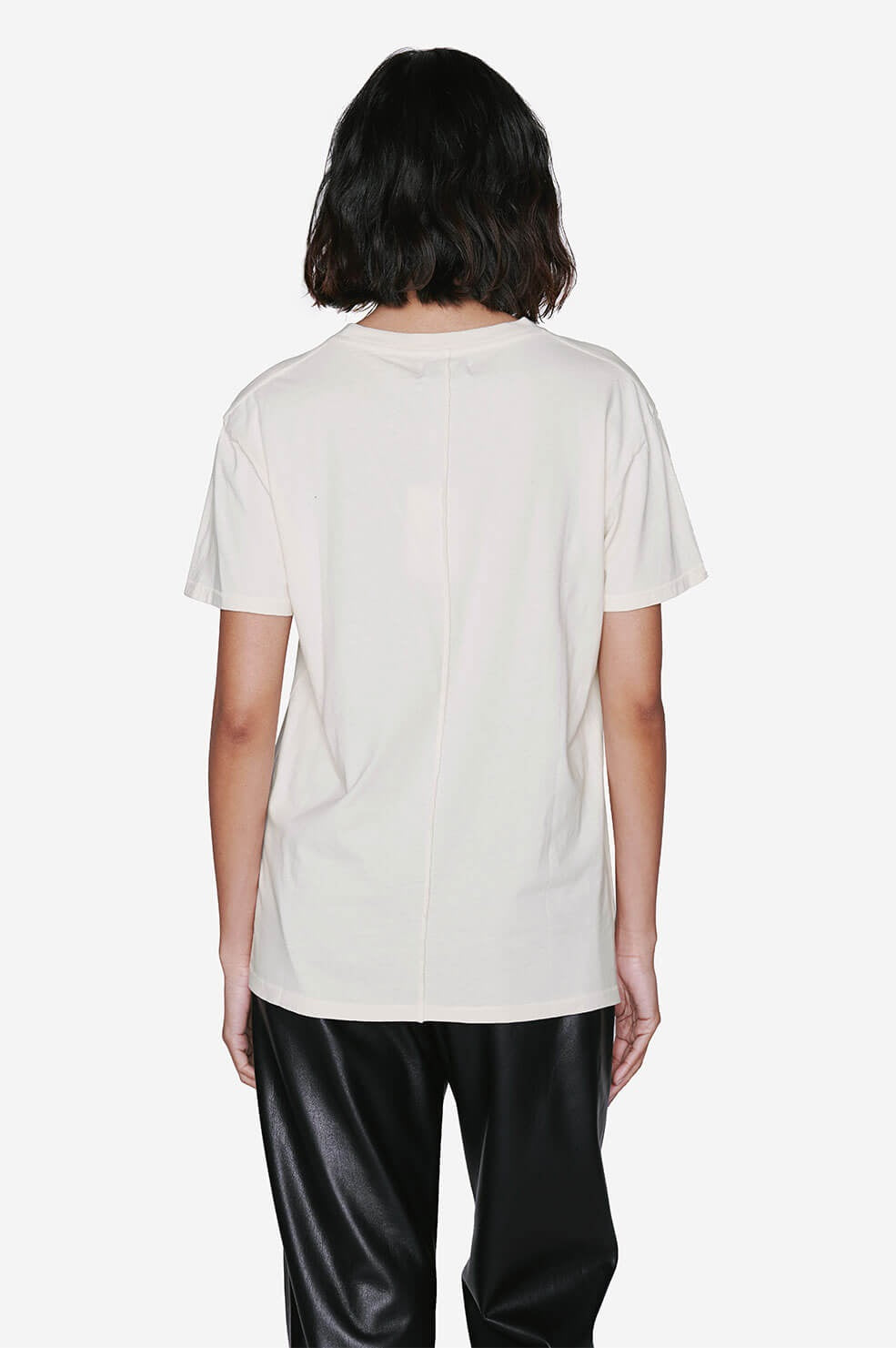 Anine Bing - Vintage Bing Tee in Vintage White Tops