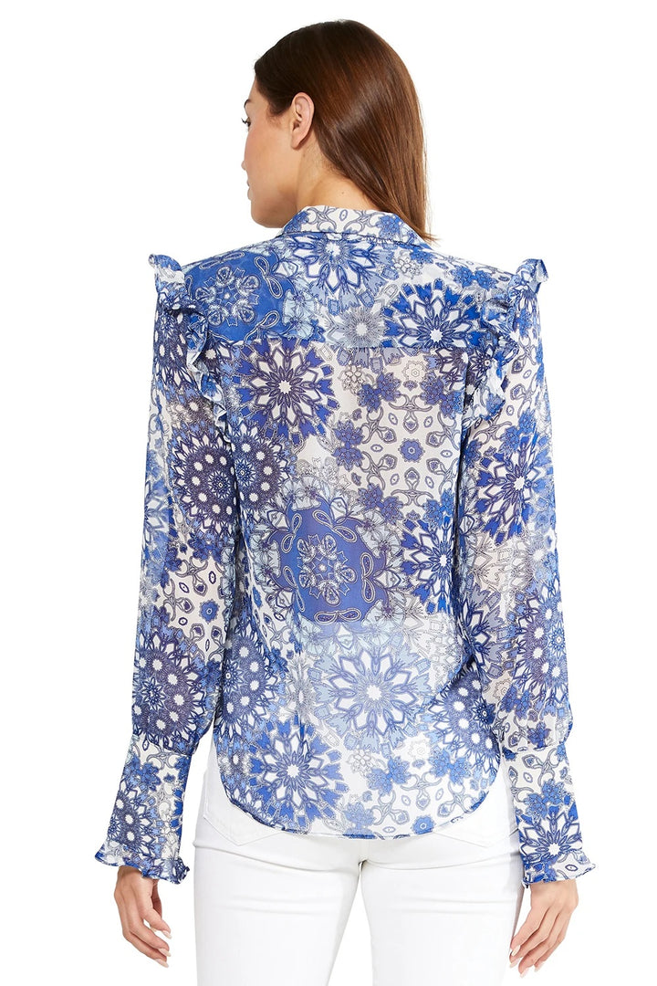 Misa - Anita Top in Tile Print