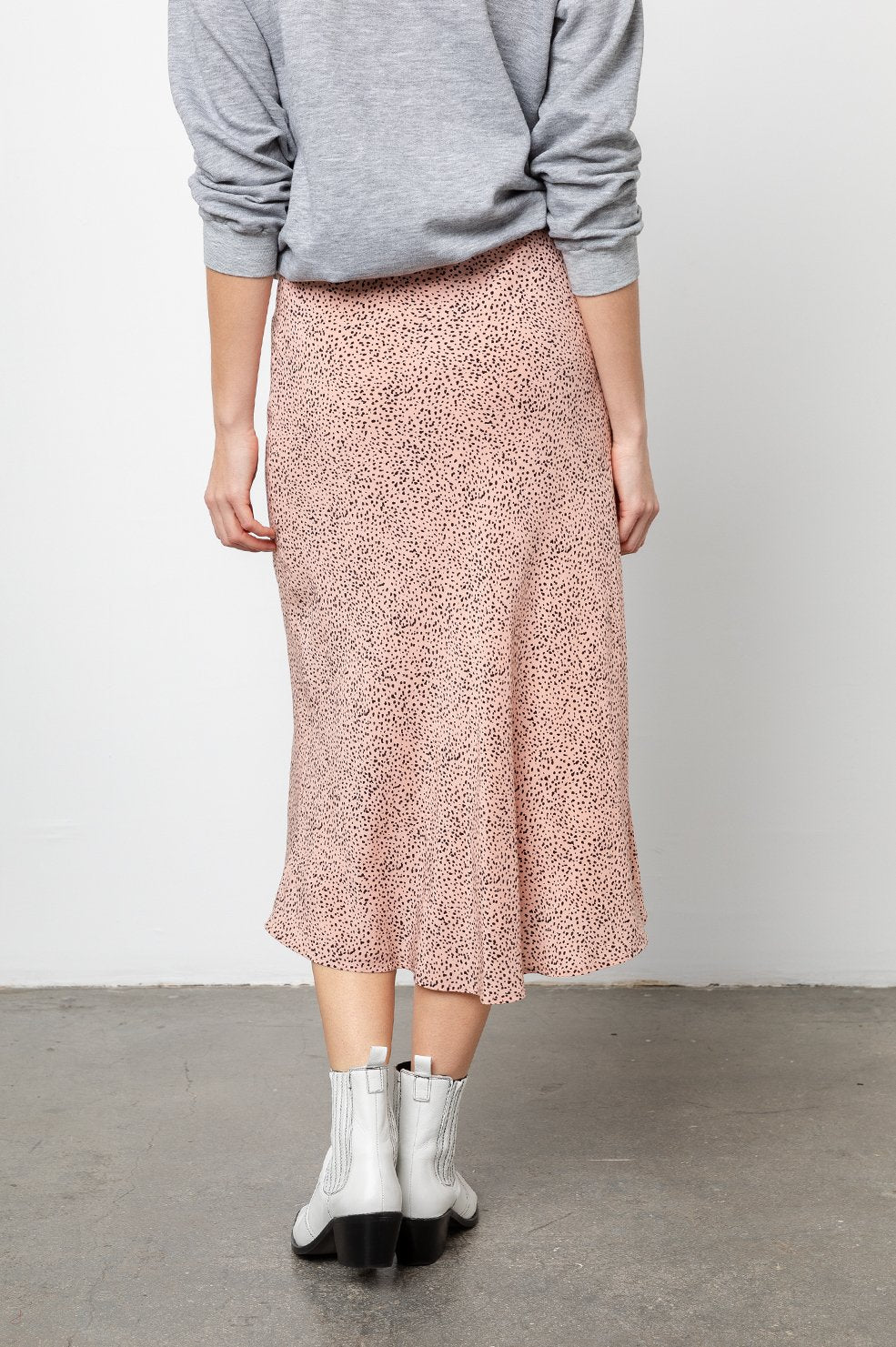 Rails - Anya Midi Skirt in Rose Spotted
