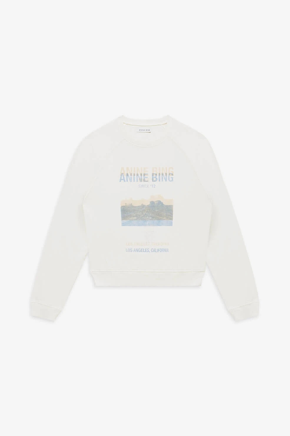 Anine Bing - Arlo Sweatshirt Desert Road in White