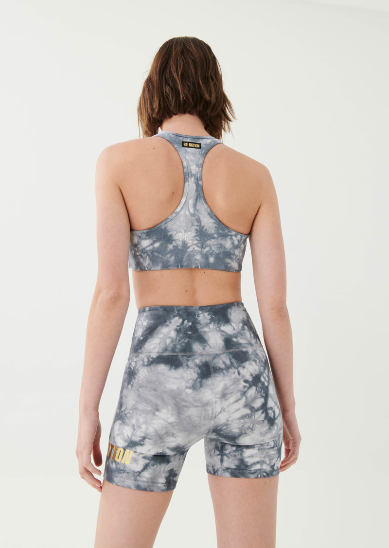 P.E Nation - Ascend Sports Bra in Dark Shadow