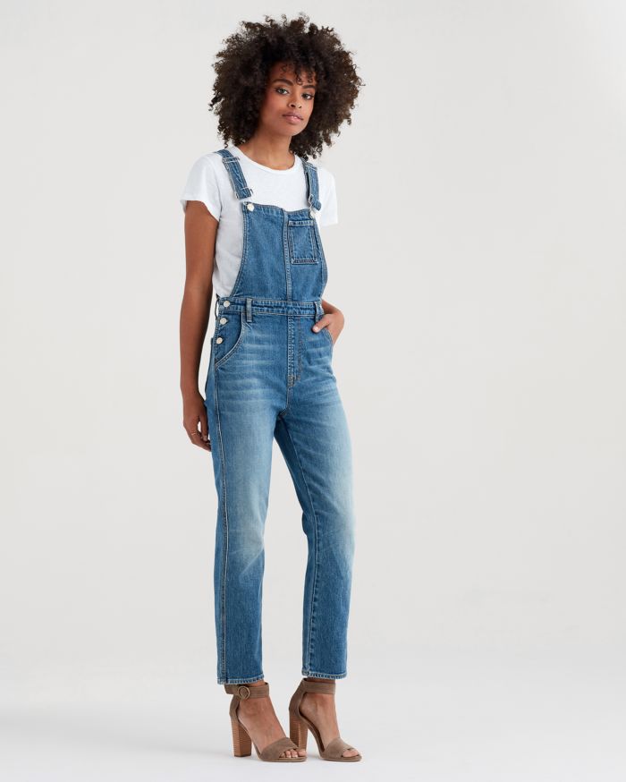 7 For All Mankind - Edie Overall in Mojave Dusk