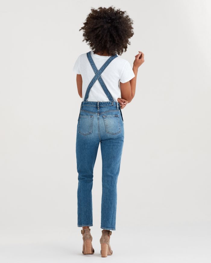 7 For All Mankind - Edie Overall in Mojave Dusk