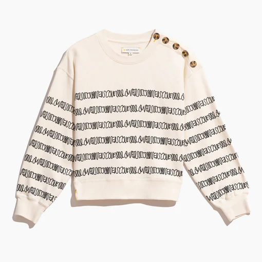 Kerri Rosenthal - Aubrey Sweatshirt in Love Actually Oatmilk