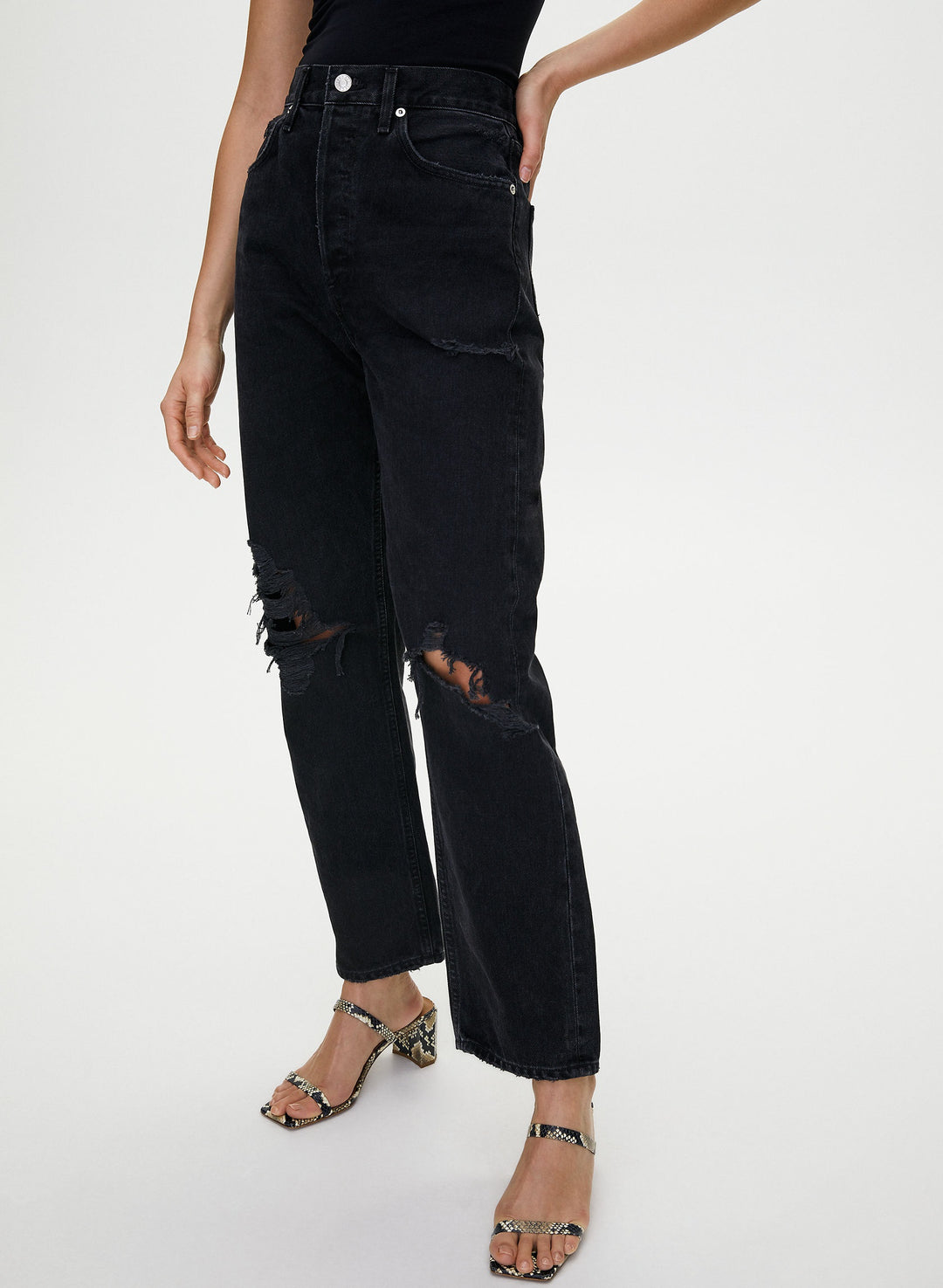 AGOLDE - 90's Mid Rise Loose Fit in Audio