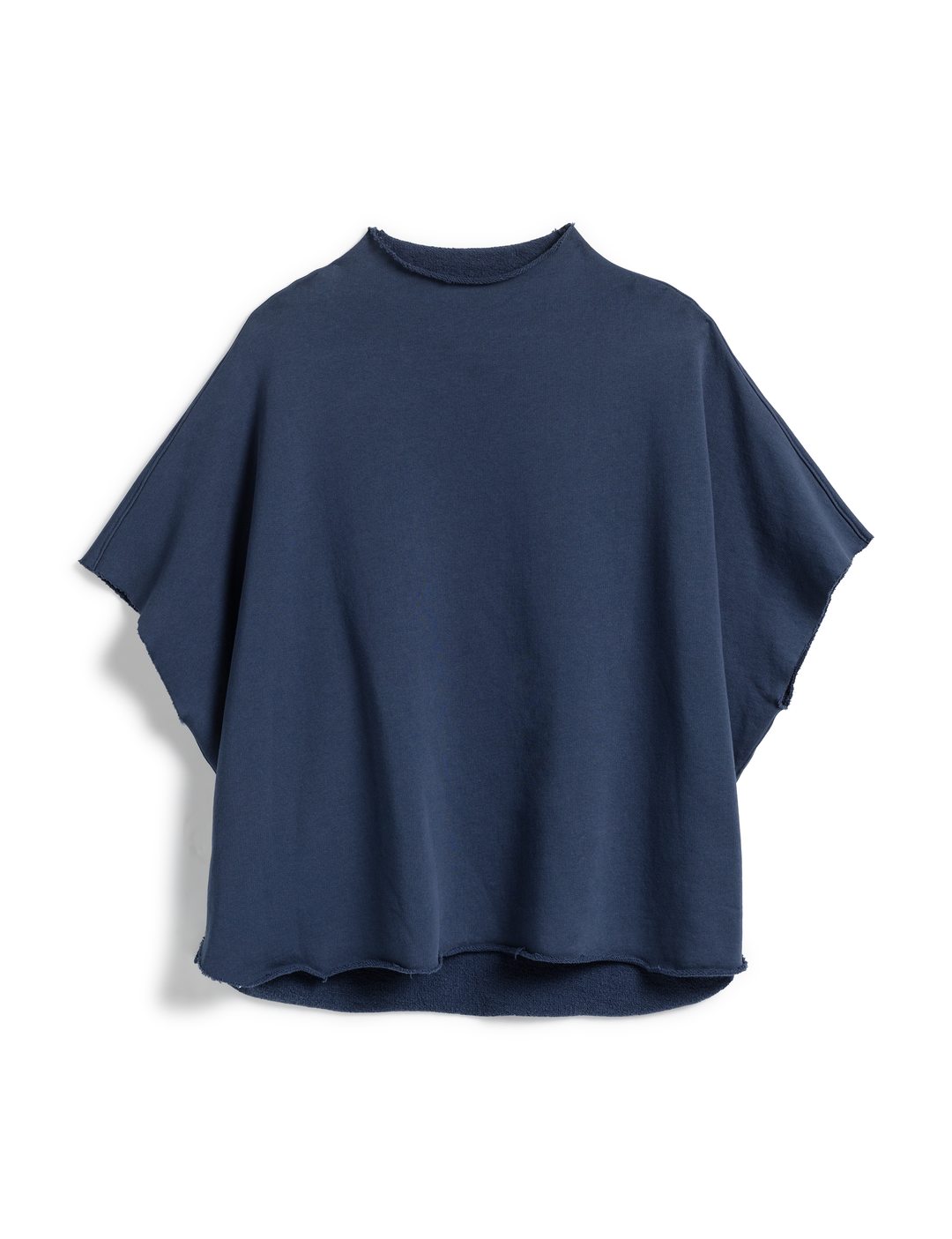 Frank & Eileen - Audrey Funnel Neck Capelet in Denim