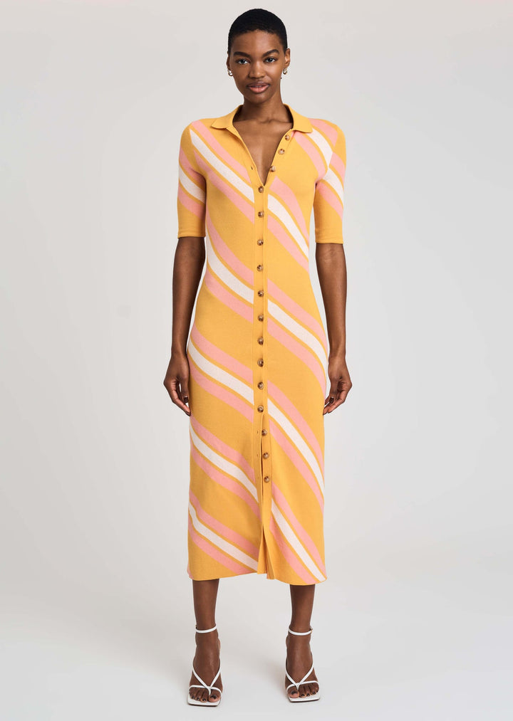 pink and orange sweater dress Women's Maxi Sweater Dress