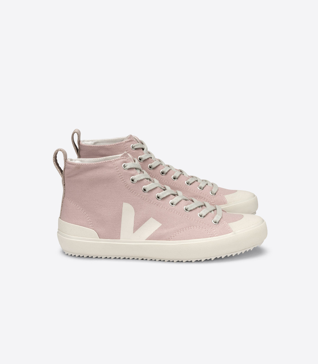 Veja - Nova Hightop Sneakers in Canvas in Babe Pierre