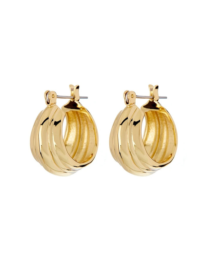 LUV AJ - Baby Rosetta Hoops in Gold