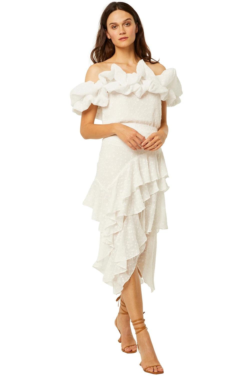 Misa - Bahar Top in Pearl Clip Dot