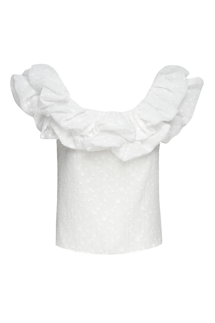 Misa - Bahar Top in Pearl Clip Dot Tops
