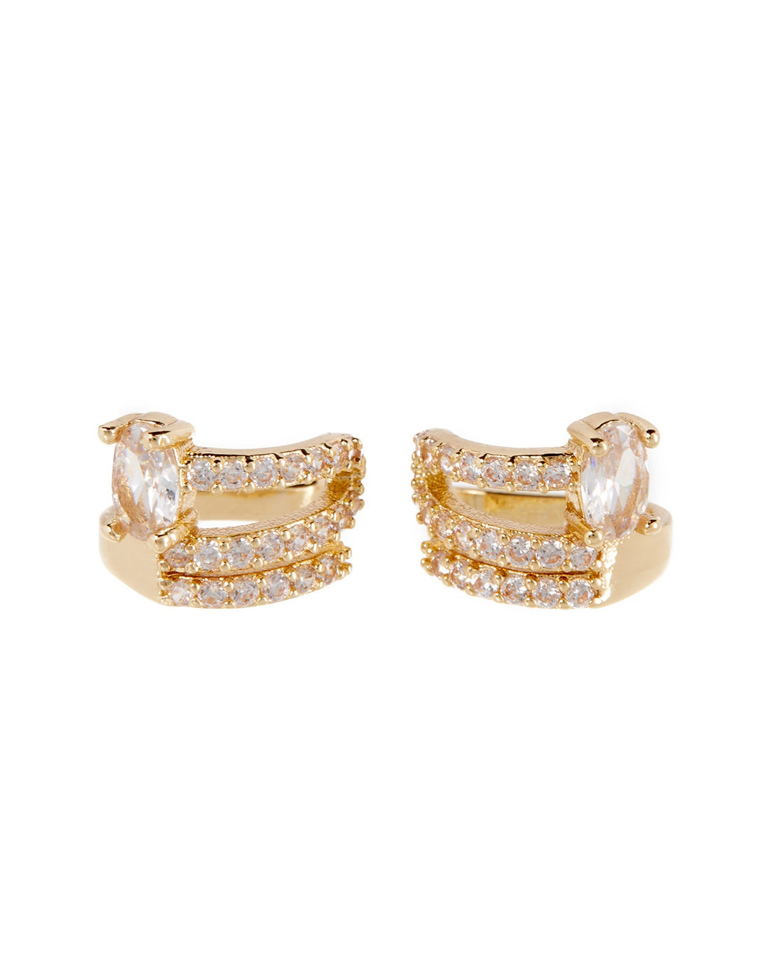 LUV AJ - The Ballier Ear Cuff in Gold