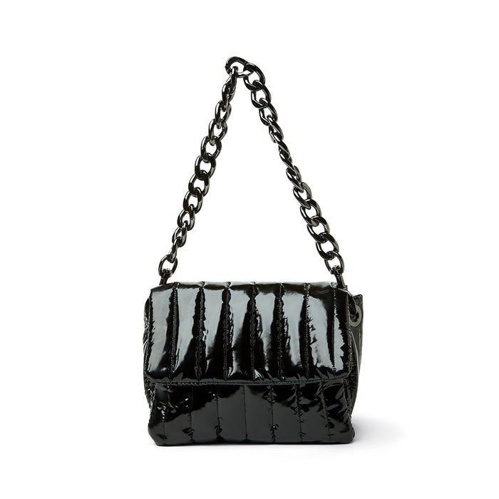 Think Royln - Bar Bag in Black Patent