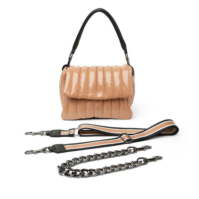 Think Royln - Bar Bag in Nude Patent