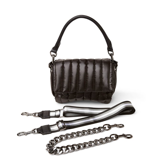 Think Royln - Bar Bag in Shiny Black