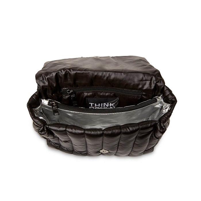 Think Royln - Bar Bag in Shiny Black