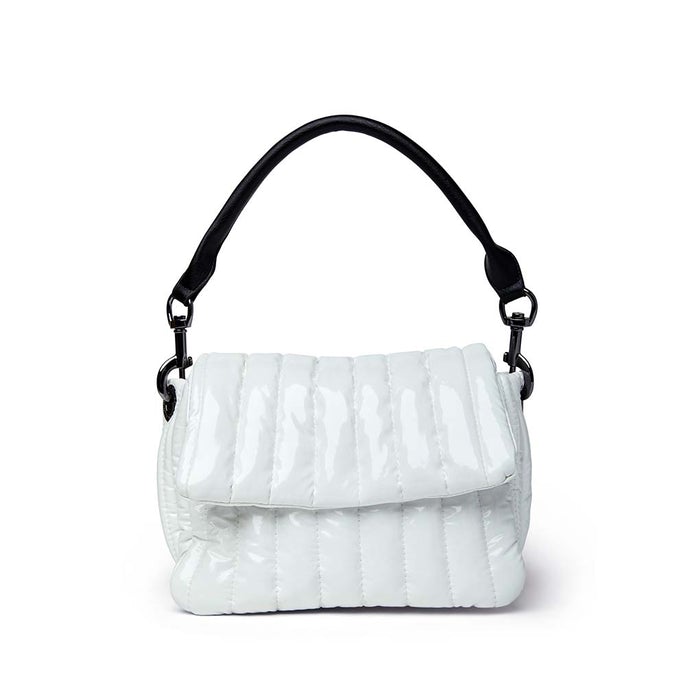 Think Royln - Bar Bag in White Patent