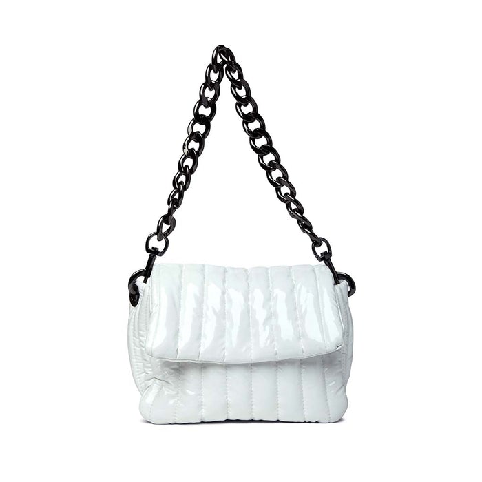 Think Royln - Bar Bag in White Patent