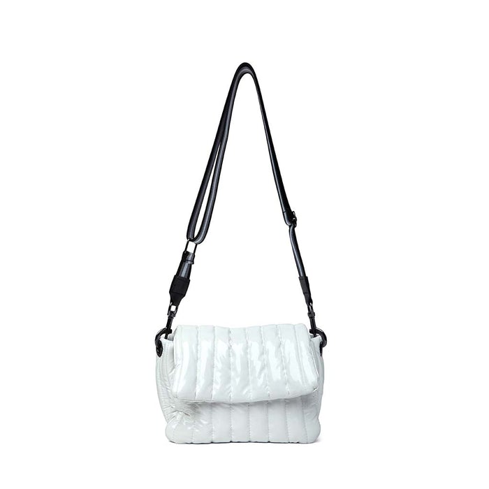 Think Royln - Bar Bag in White Patent
