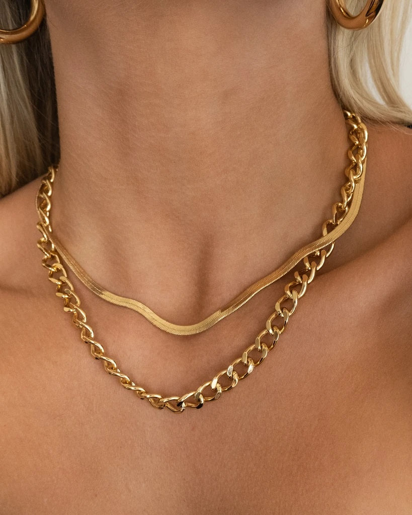 Luv AJ - Barcelona Necklace in Gold Jewelry