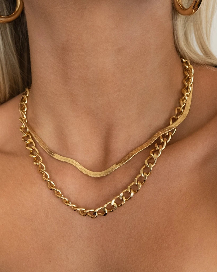 Luv AJ - Barcelona Necklace in Gold Jewelry