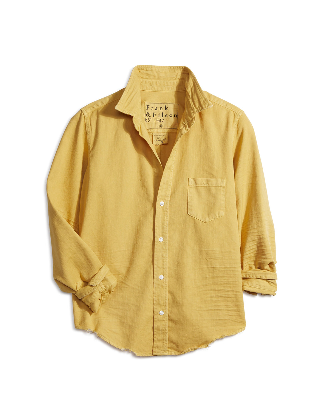 Frank & Eileen - Barry Woven Button Up in Vintage Gold