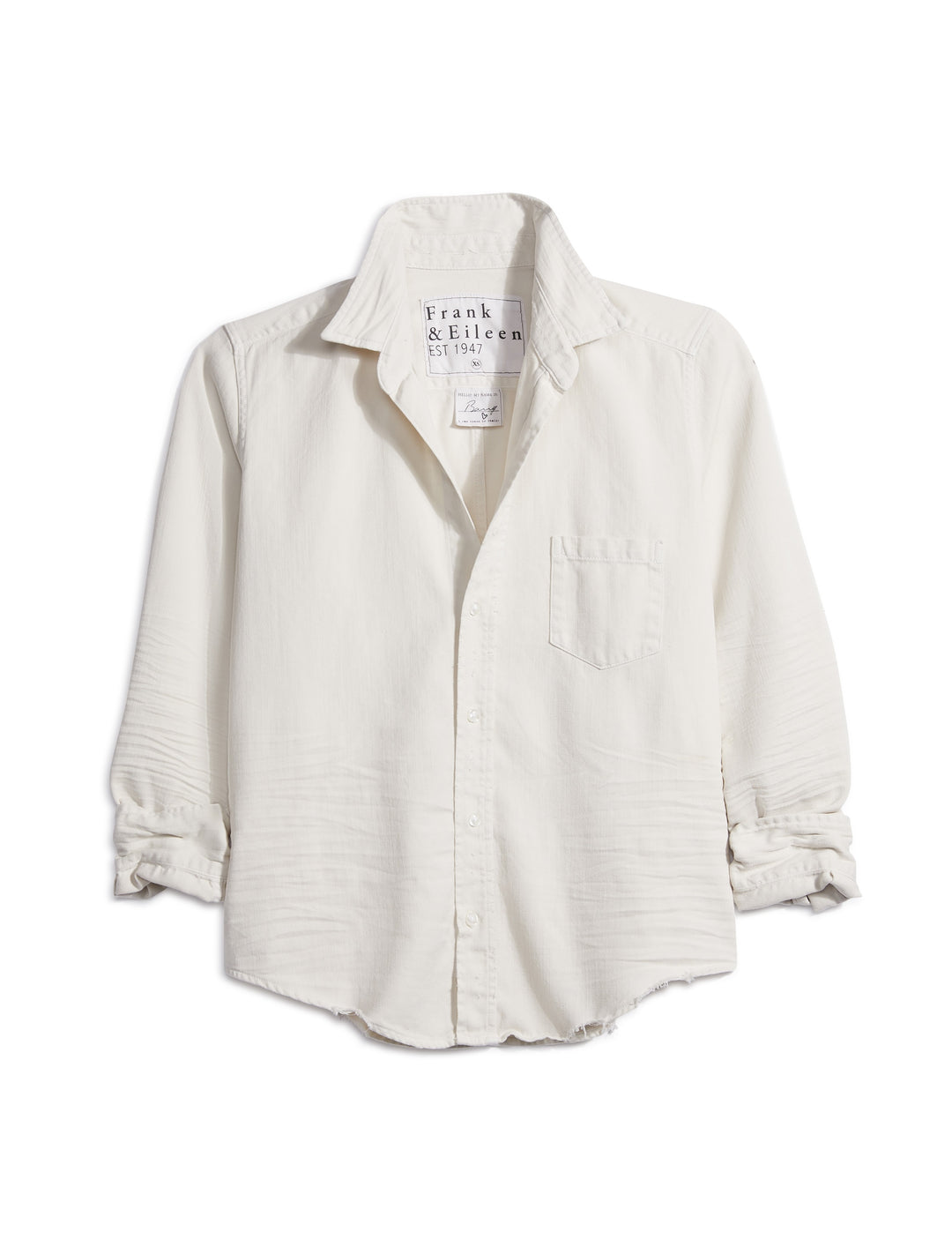 Frank & Eileen - Barry Woven Button Up in Vintage White