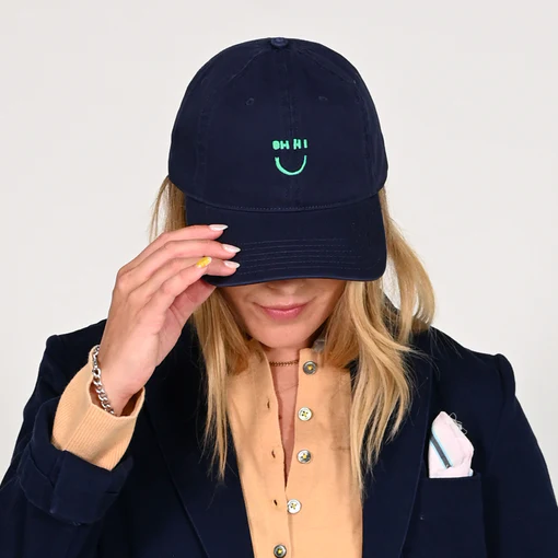 Kerri Rosenthal - Baseball Hat Oh Hi in Indigo