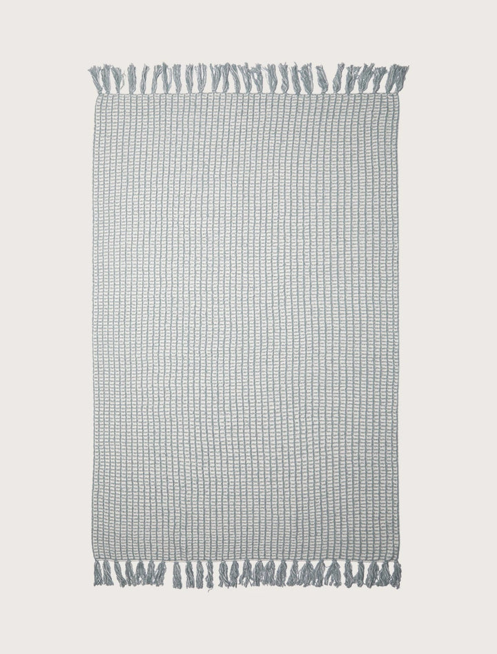 Barefoot Dreams - Cozychic Beach House Blanket in Sage Green-Cream