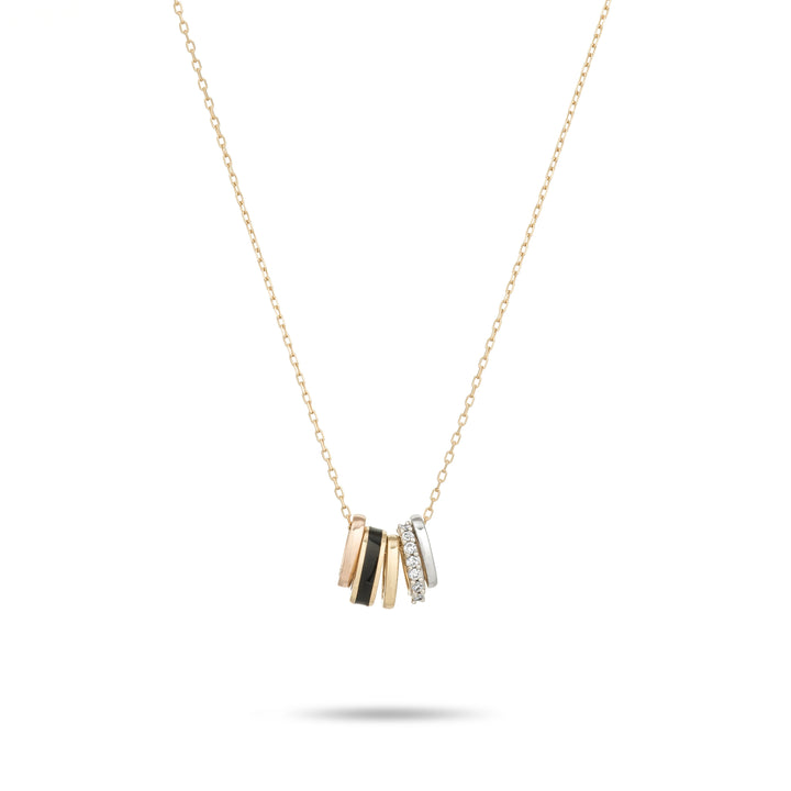 Adina - Bead Party Get Together Necklace in Y14k Jewelry